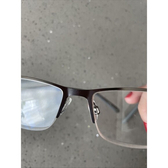 Foster Grant Ironman Eyeglasses Frames ONLY IM1001 DG0921 Half Rim 53-17-147 - Picture 14 of 14